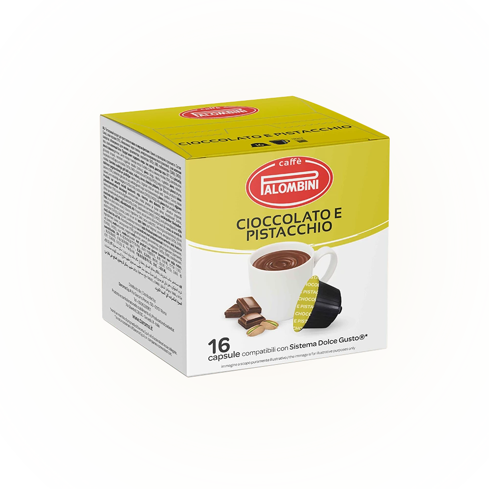 Palombini Dolce Gusto Cioccolato e Pistacchio 16 kapslí