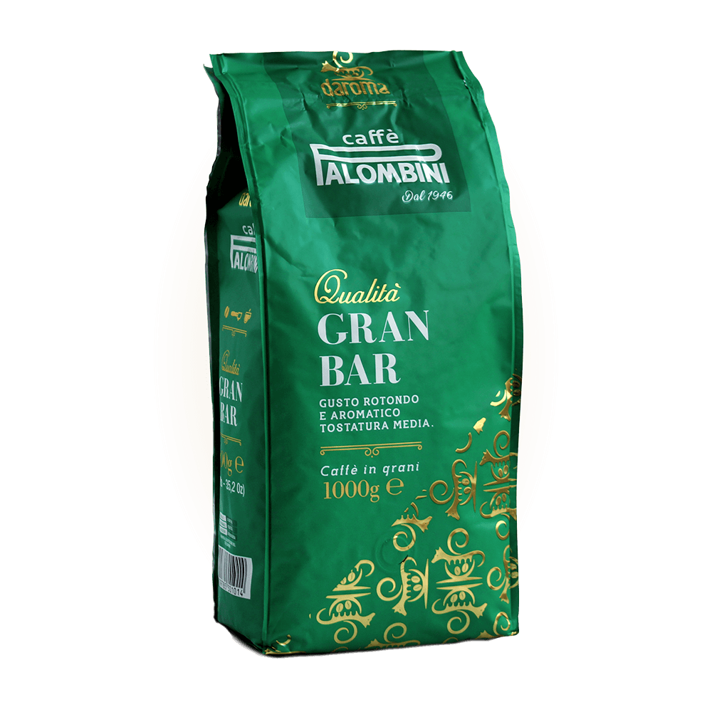 zrnková káva Palombini Gran Bar 1 Kg esence italské kávové výjimečnosti 