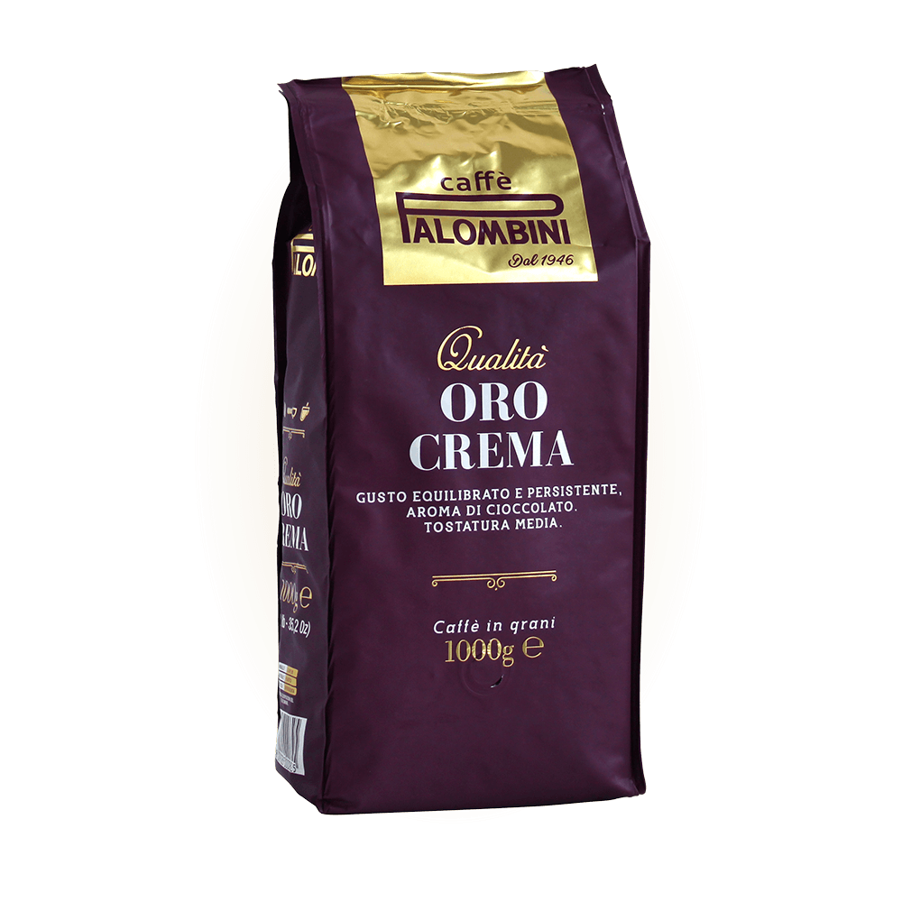 Palombini Oro Crema Gourmet Line 1,0 kg - výběrová směs pro kávové gurmány