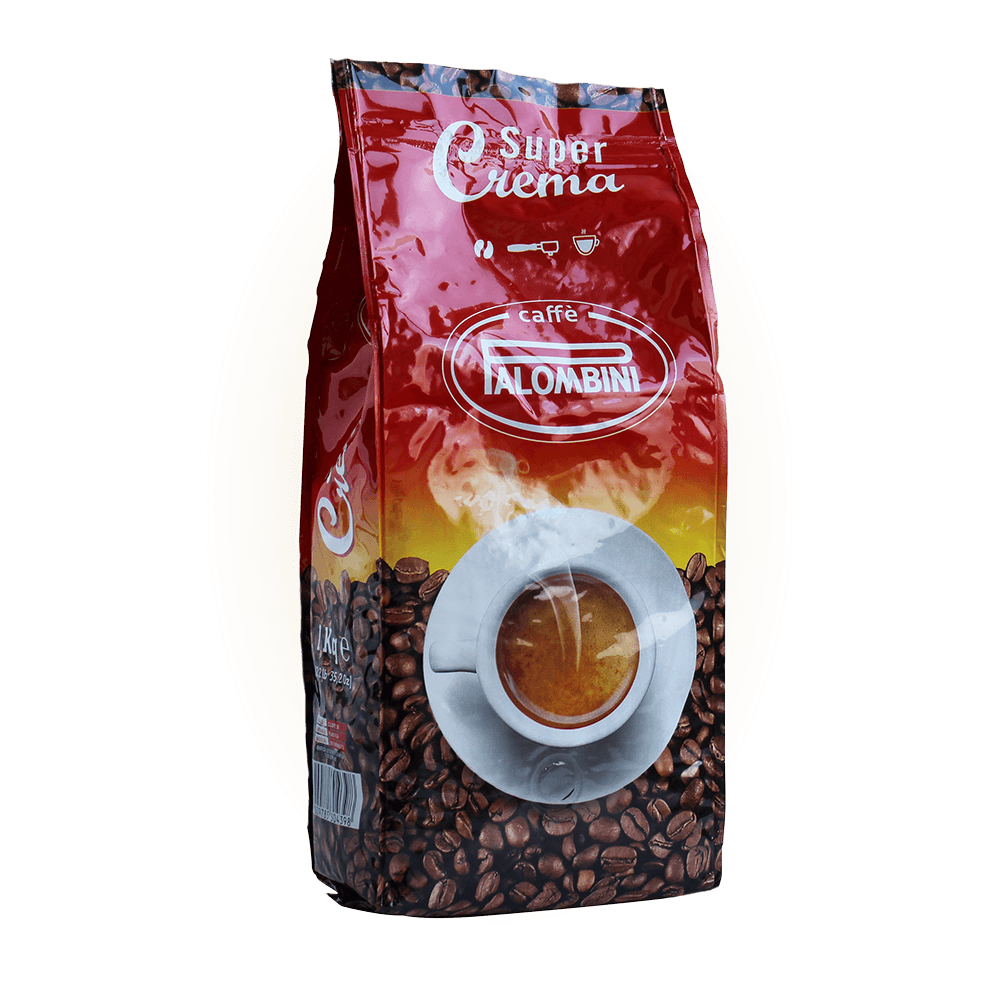 Palombini Super Crema 1 kg - super krémová královská italská zrnková káva