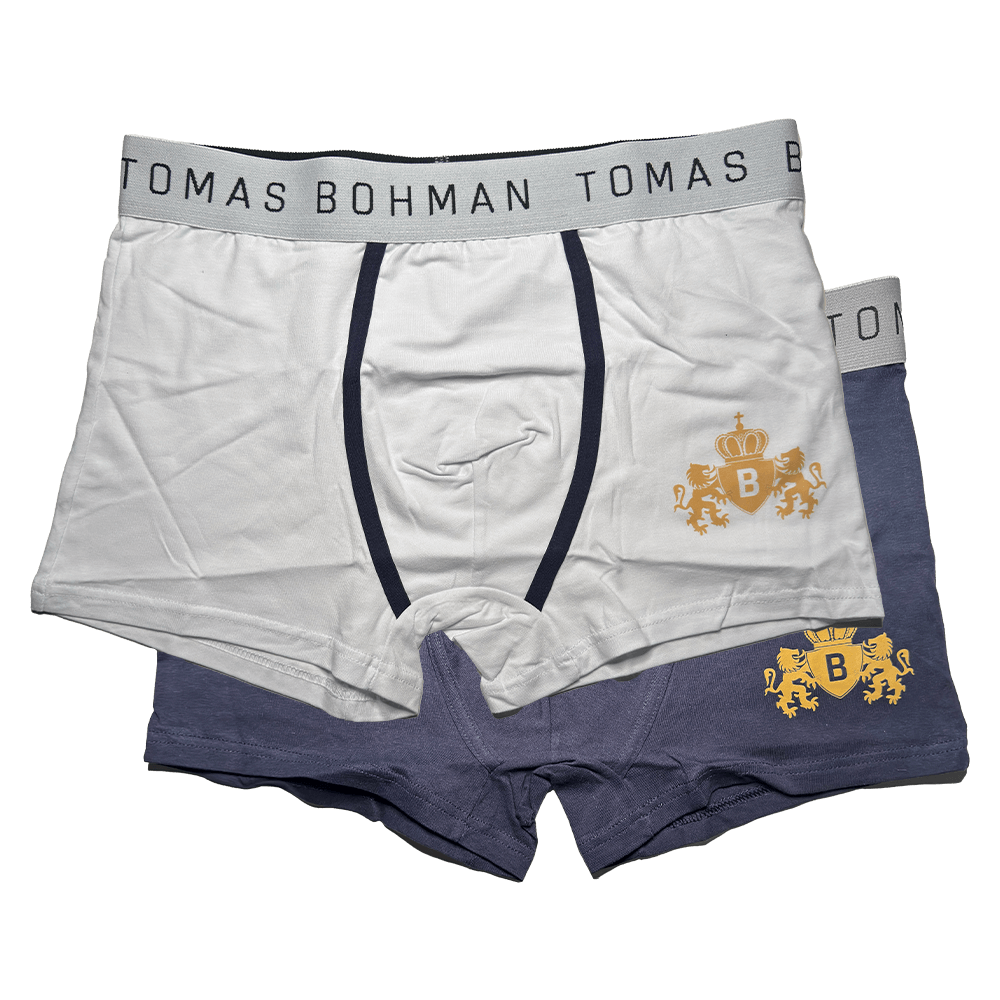 Pánské boxerky Tomas Bohman 2 Pack (WB/BL) velikost L